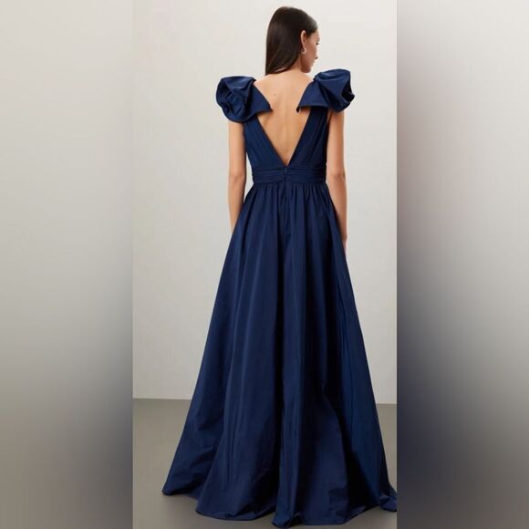 Marchesa Notte Taffeta Ball Gown Dress Size 8 - Picture 3 of 10